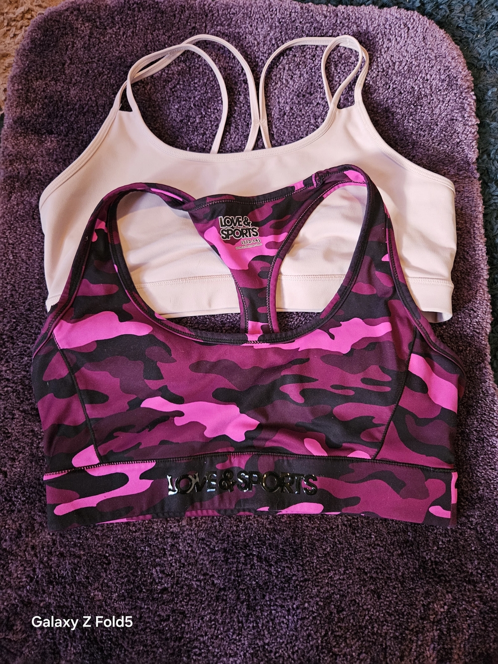 Pink Camo Sports Bra  Bundke